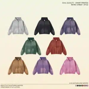 Sweats à capuche zippés personnalisés