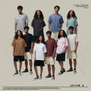 190G Custom Oversized T-shirts Hoofdfoto