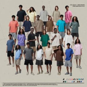 275G Custom Brodery T-shirts Huvudbild